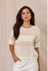 MONACO KNIT TOP - french whi